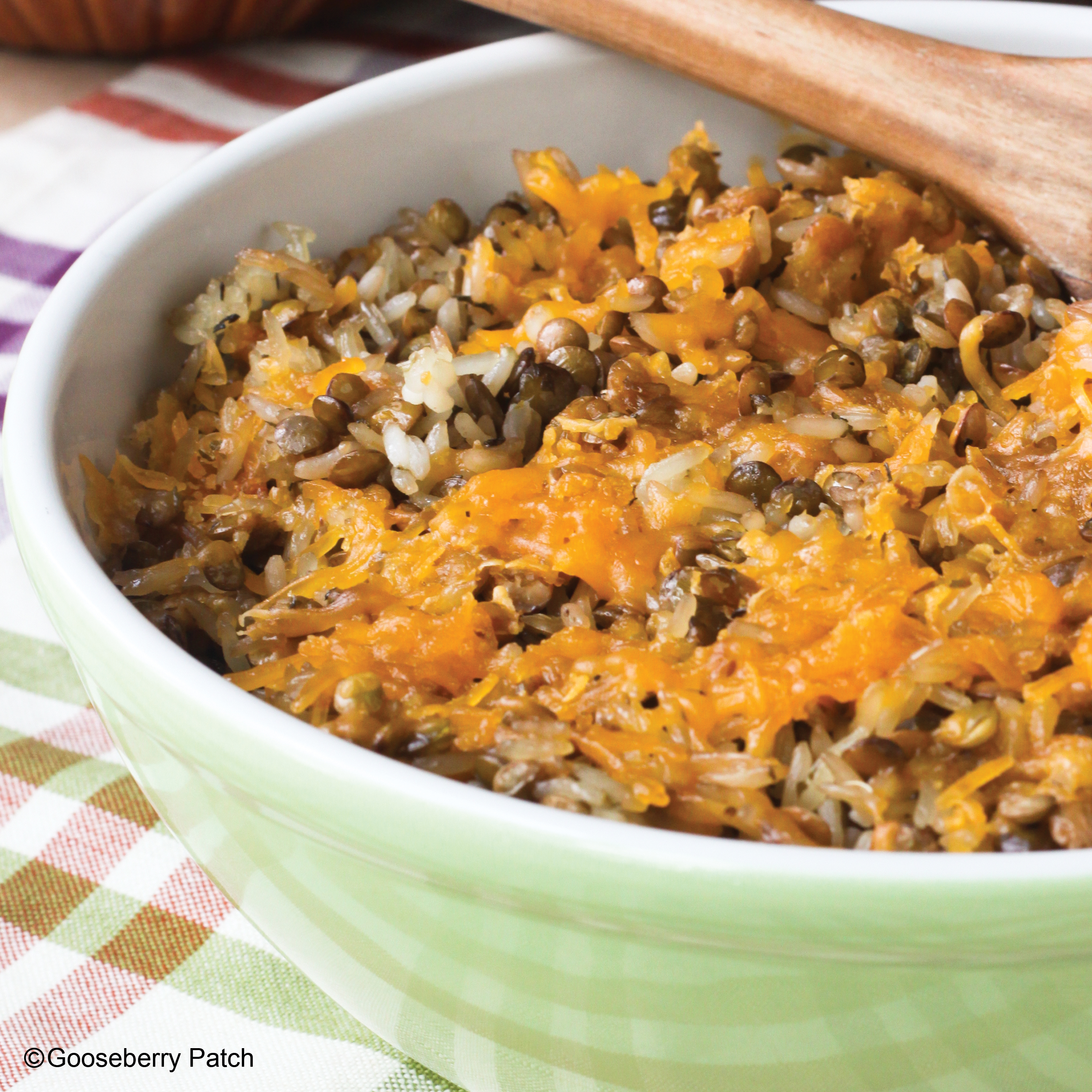 Gooseberry Patch Recipes Cheesy Lentils & Rice Casserole from Easy