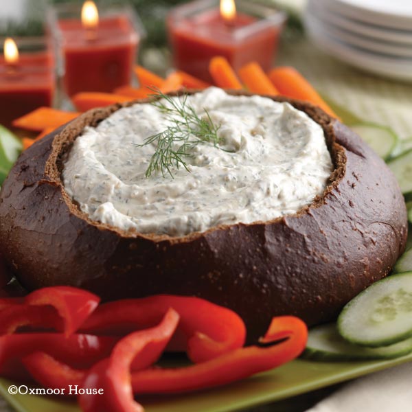 Gooseberry Patch Recipes Dilly Bread Bowl from Christmas Book 15