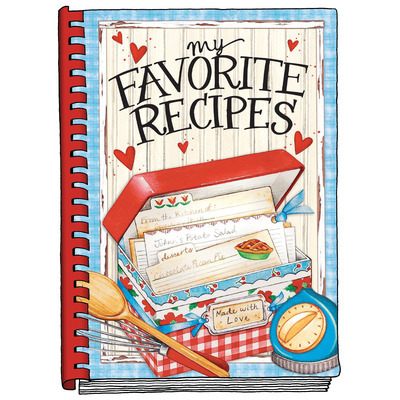 Recipes from my Grandma: Hardcover Blank Recipe Book to write in